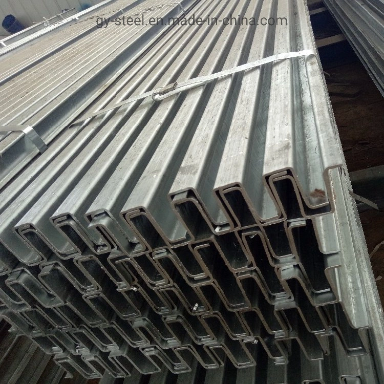 Q235 Carbon Mild Steel Gi Omega Profile for Building Frame by Asian Steel Company