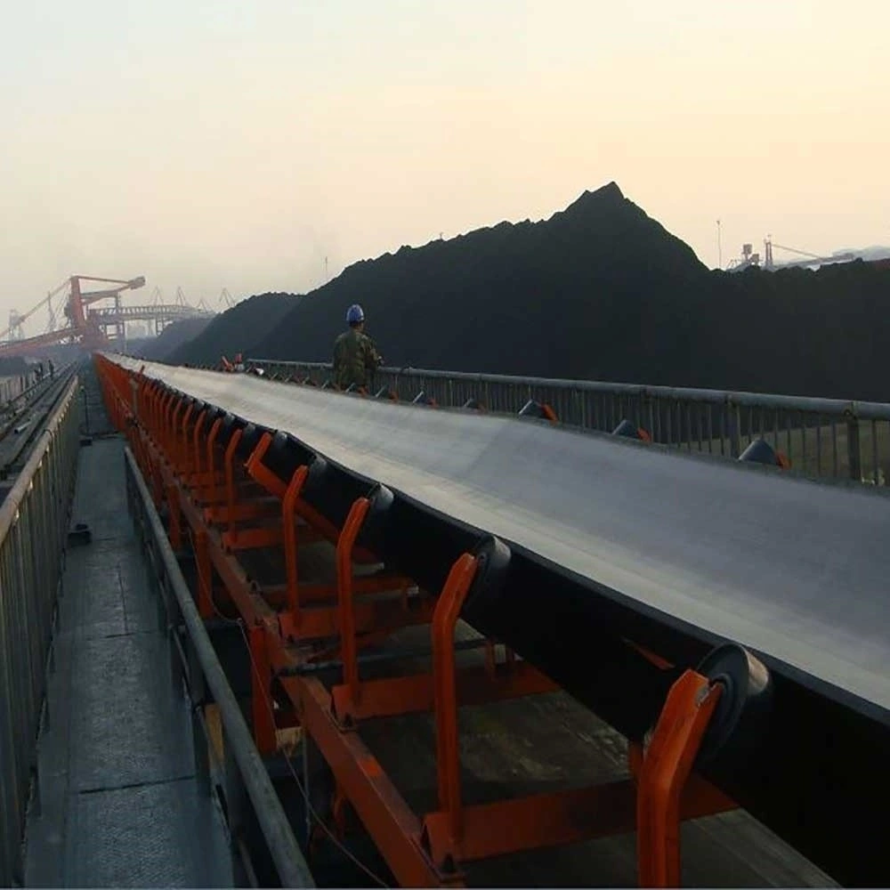 China Fire Resistant Chemical Industry System Rubber Roller Belt Conveyor Price