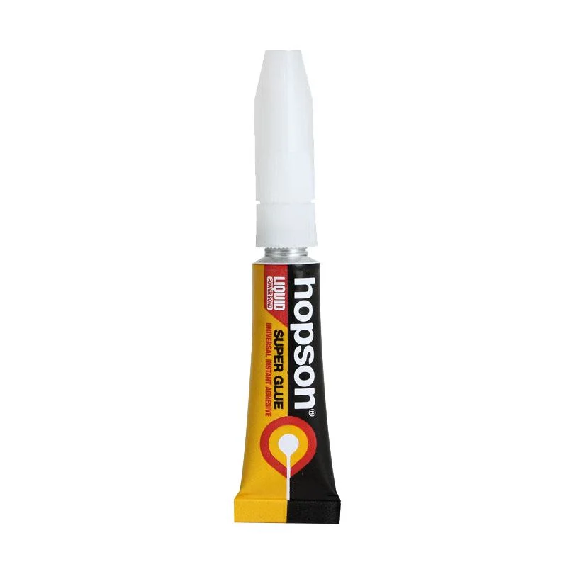 Fábrica al por mayor Instant fuerte 502 Super Glue 3G/tubo de poder Cyanoacrilato Adhesivo