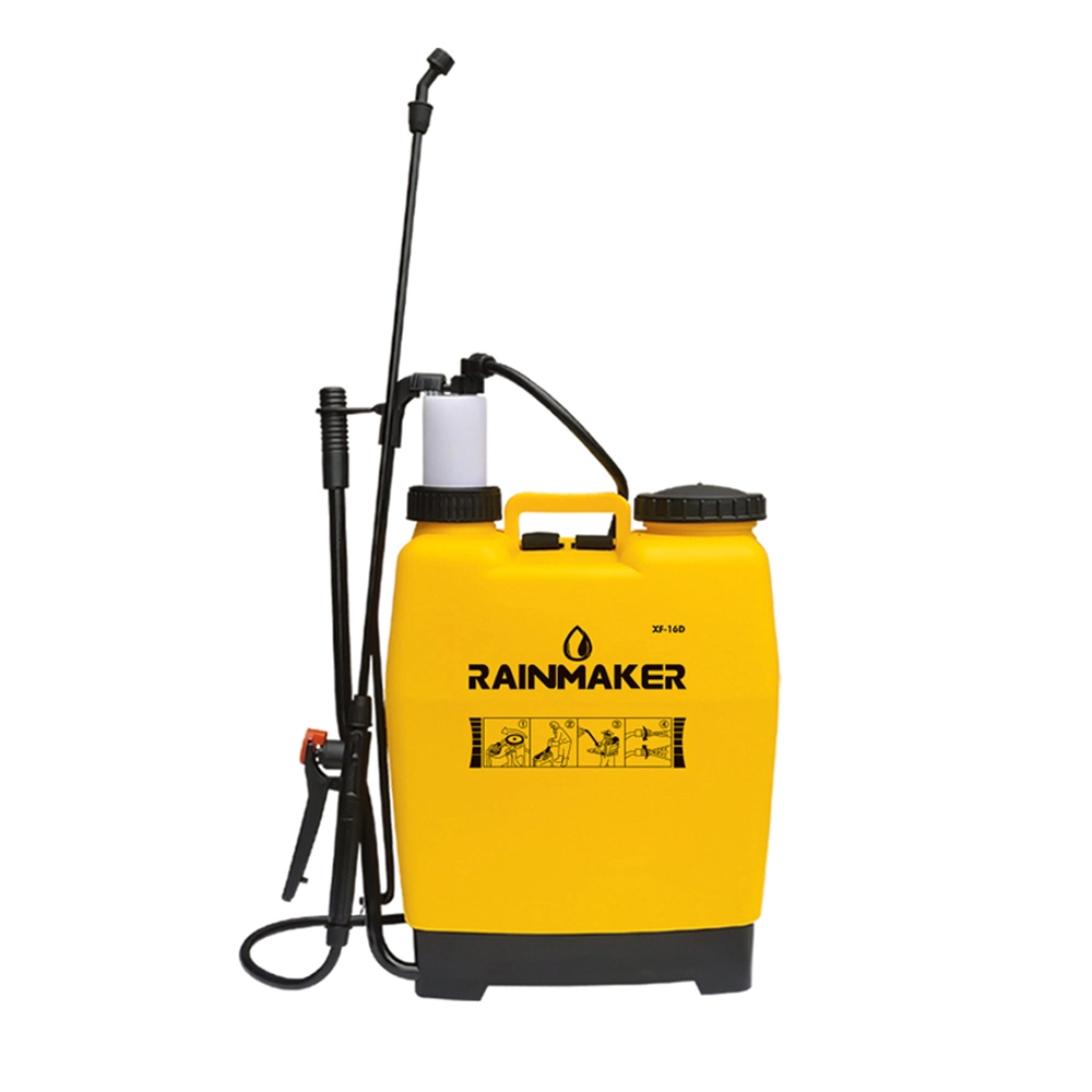  Pulvérisateur manuel portable de jardin Rainmaker à grande capacité de 16 litres pour le contrôle des ravageurs 