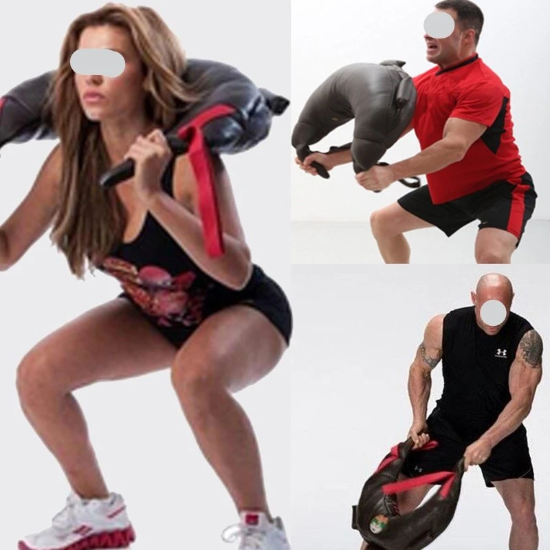 Horn Shape Sand Bag, Strength Training Body Building Sandbag for Workout Fitness Exercise Power Training Wbb13230