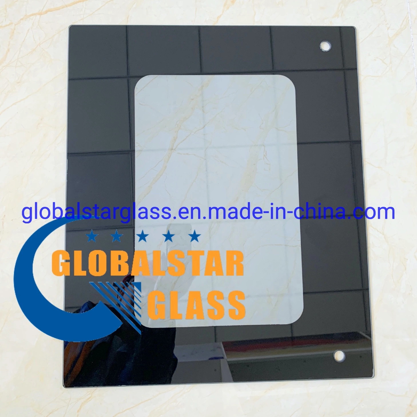 4mm 6mm 8mm 10mm Silk Screen Tempered Glass for Cooker Stove Glass/Shower Door Glass/Touch Screen Panel Glass