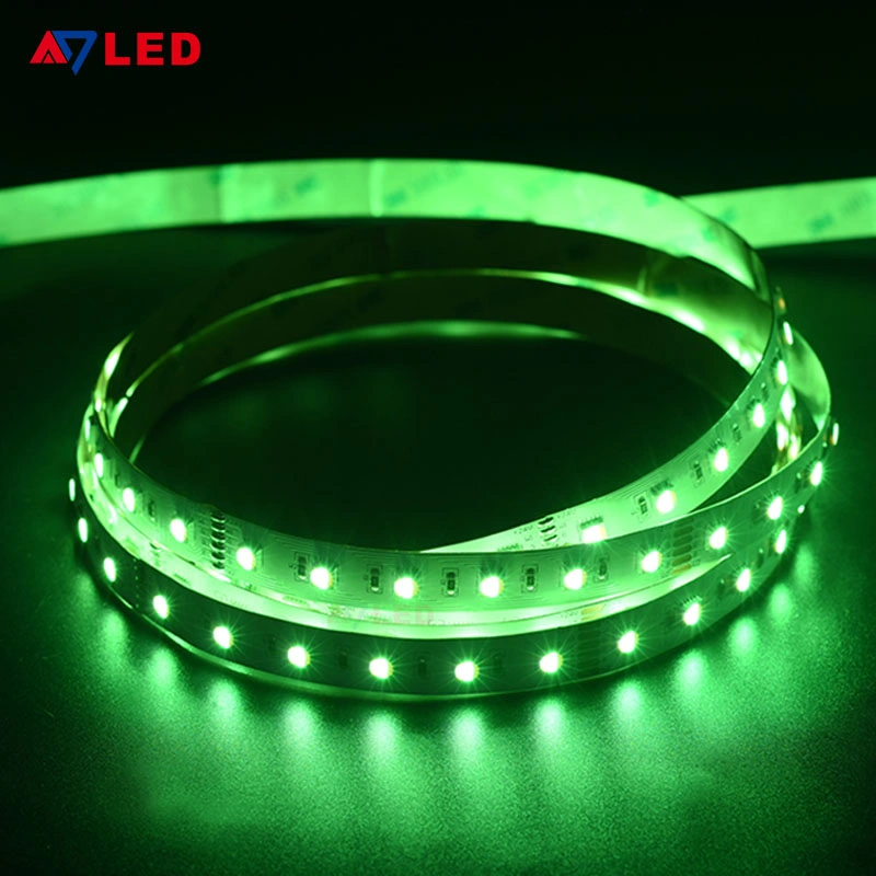 شريط LED قابل للضبط SMD 5050 60LEDs Rainbow RGB+CCT قابل للضبط للقطع المصابيح