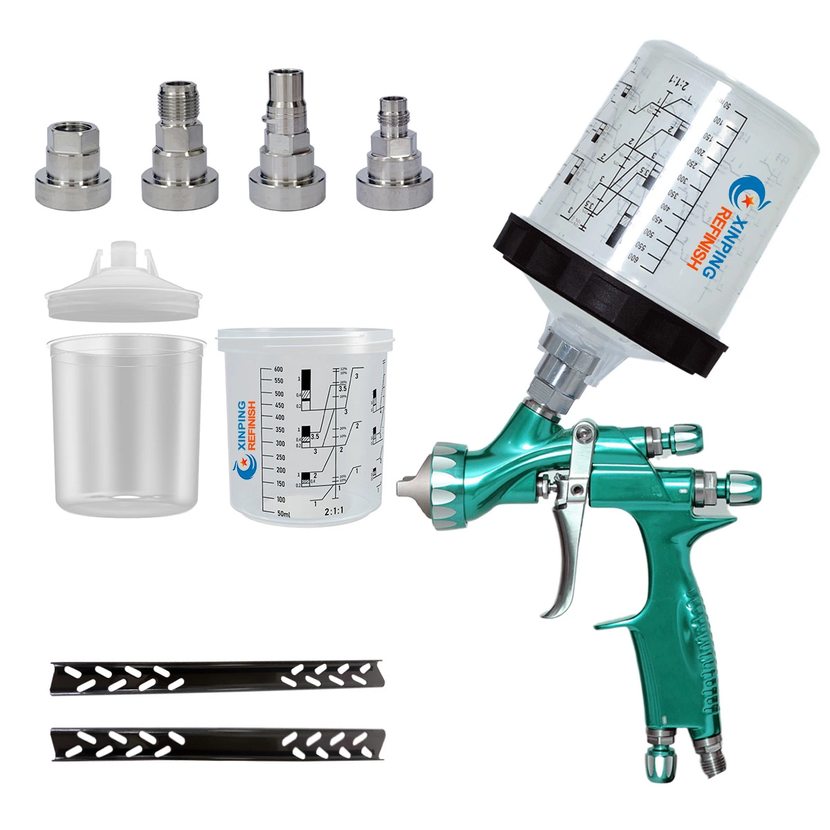Tough Compact Air Spray Gun Cup Set with Cup Gravity Type