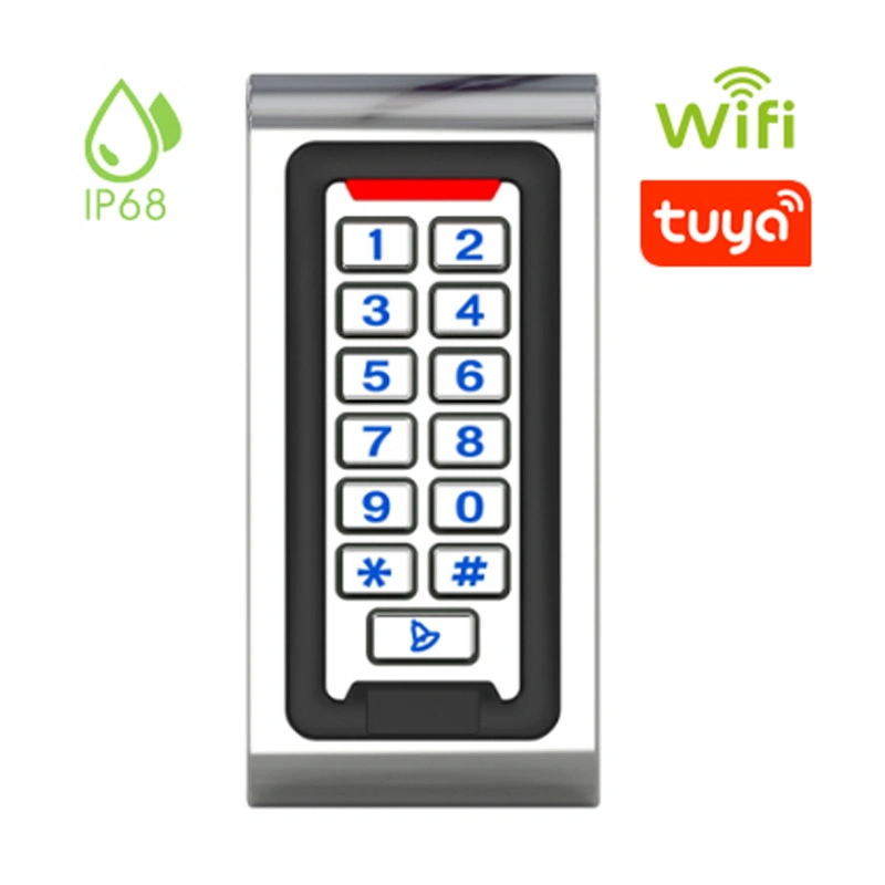 الوصول إلى باب بطاقة RFID الخاصة بتطبيق WiFi Tuya الجديد للوحة المفاتيح المعدنية التحكم في جهاز التحكم في الوصول المستقل System Smart Device