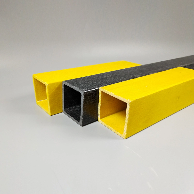 High Strength Pultruded Profiles Fiberglass Pipe Square Tube/FRP Pultruded Round Tube