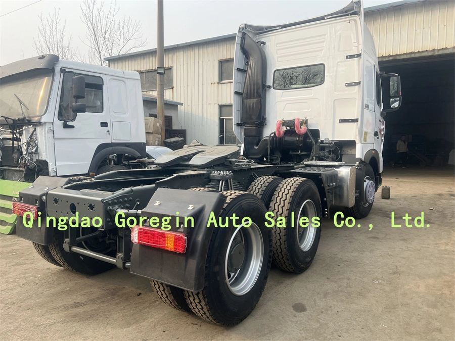 High quality/High cost performance Used Sinotruk Euro4 Euro5 HOWO T7 10 Tyre Tractor Truck/Tractor with Man Engine for Sale