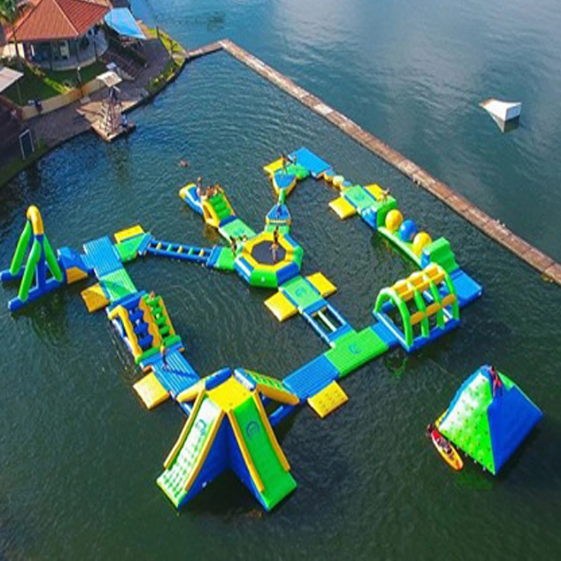 Different Design Wholesale Customized Giant Floating Island Inflatable Water Park