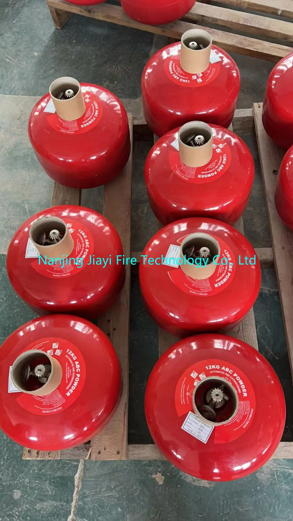 Jiangsu, China 5m Fire Extinguishers Dry Chemical Powder Type Auto