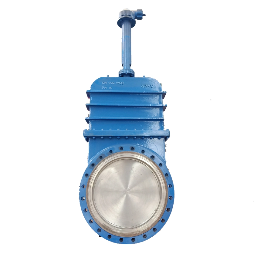 Pneumatic Valve Cast Steel Wafer Flange Knife Gate Valve