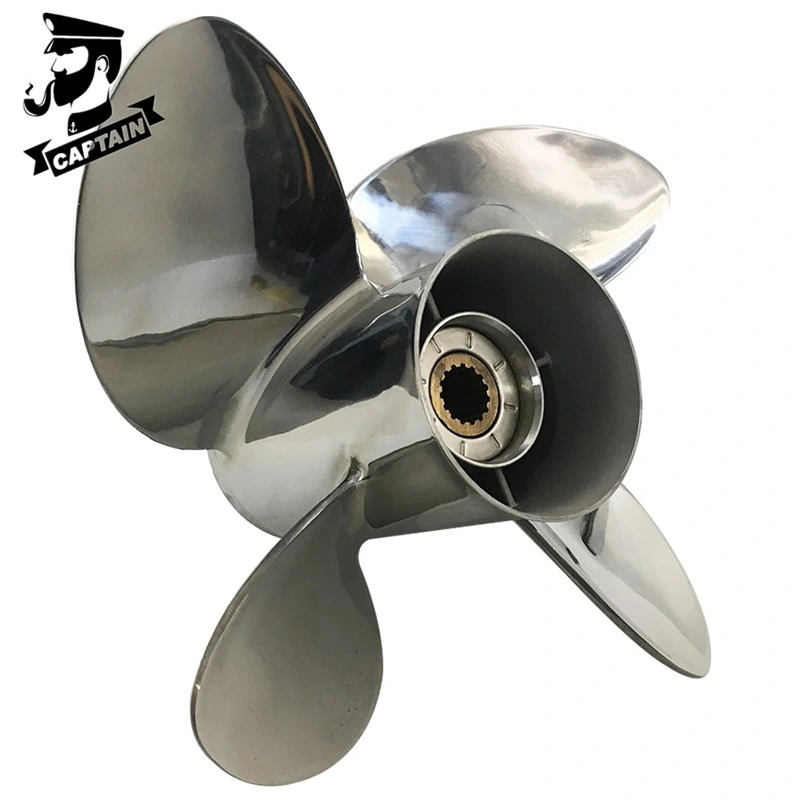 4 Blade 13X19 Marine Outboard Propeller Fit para YAMAHA 50-130hp