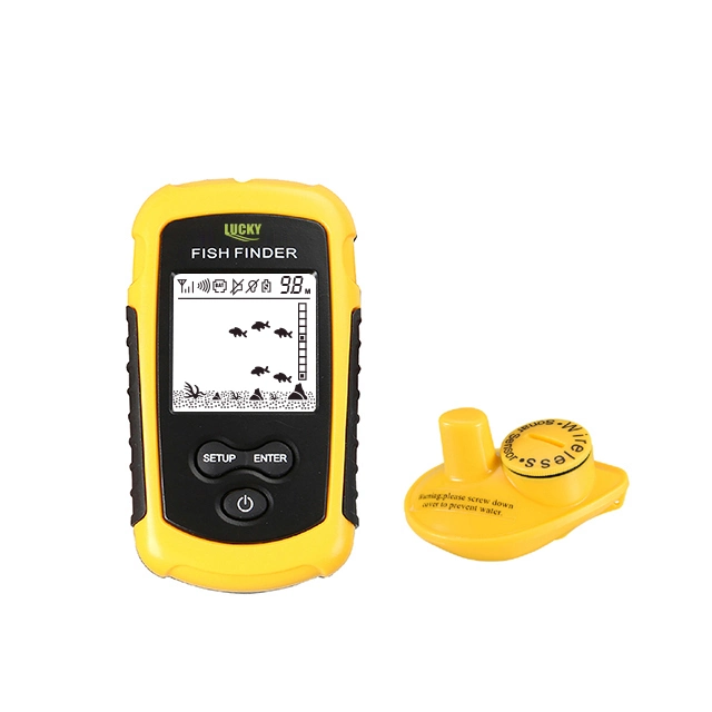 Lucky Battery Indicator Sonar Fish Finder FF1108-W