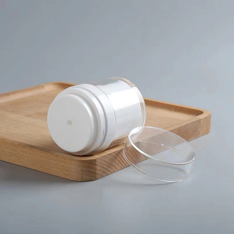 Leer klar Airless Kosmetik nachfüllbar Glas für Cremes Gele Lotionen Auslaufsicher