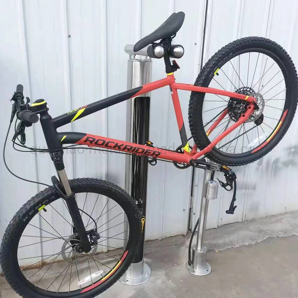 Heavy Duty Outdoor Stainless Steel Bike Repair Stand with Tools