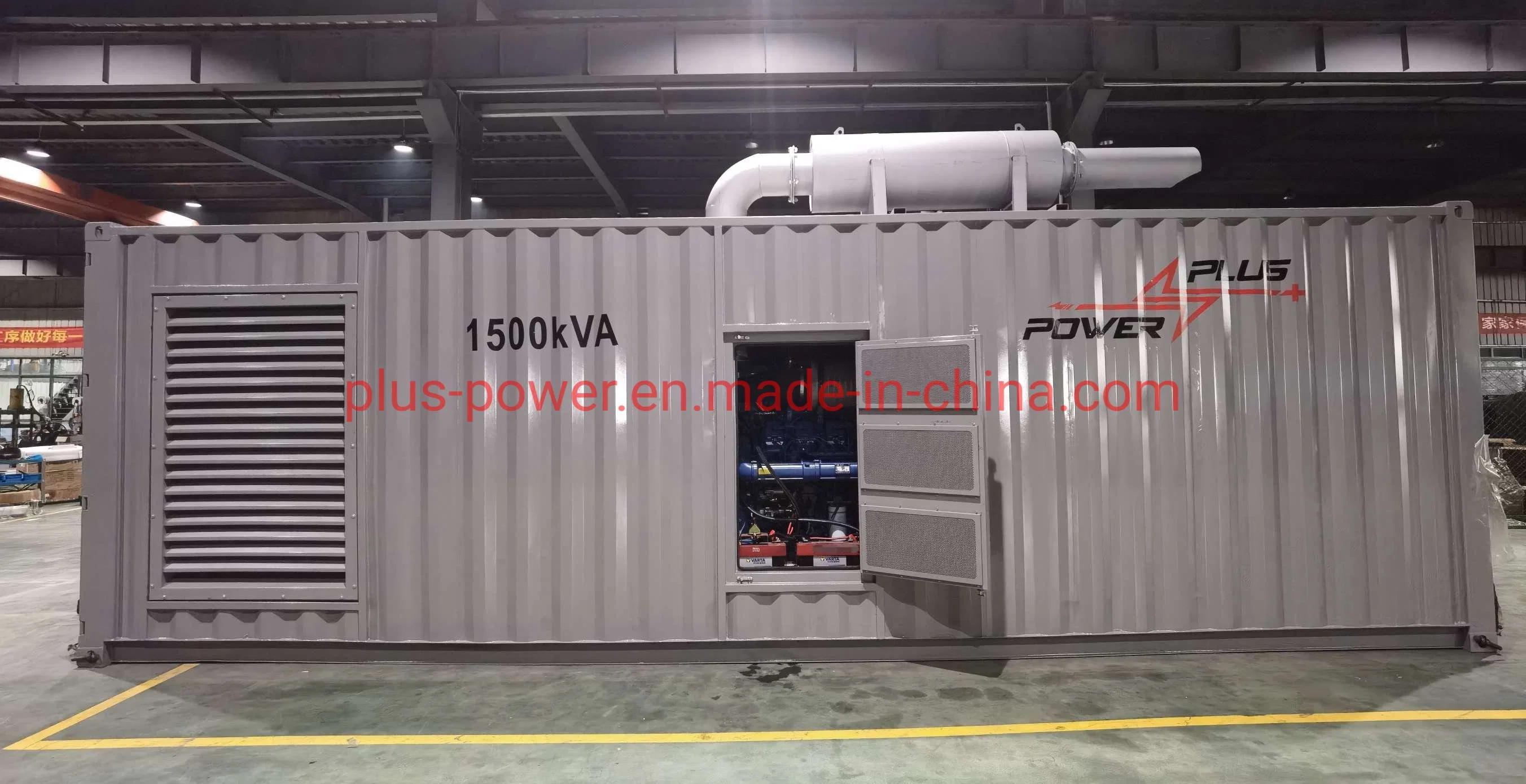 Conjunto de gerador elétrico a diesel super silencioso de 730 kW, 913 kVA
