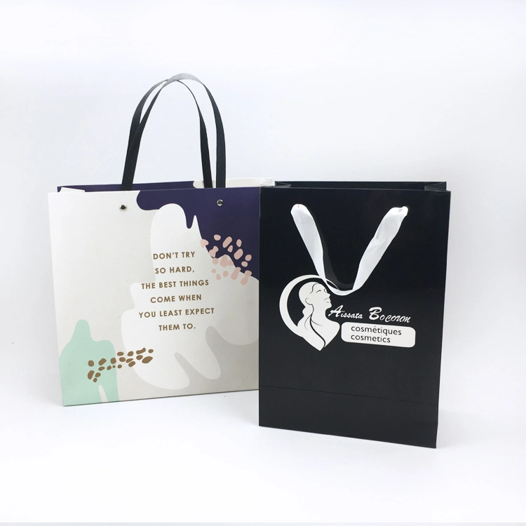 Custom Creative Gift Paper Packaging Bags for Lipgloss