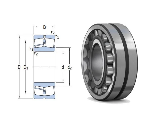 CE Customized OEM 10 22311 22315 22317 22318 22319pack Double Rubber Original Package Spherical Roller Bearings Original Bearing