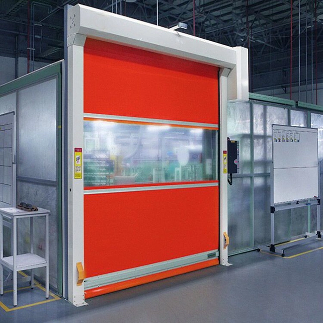 Automatic Reinforec Exterior Rapid PVC Roller Shutter Door (HF-221)