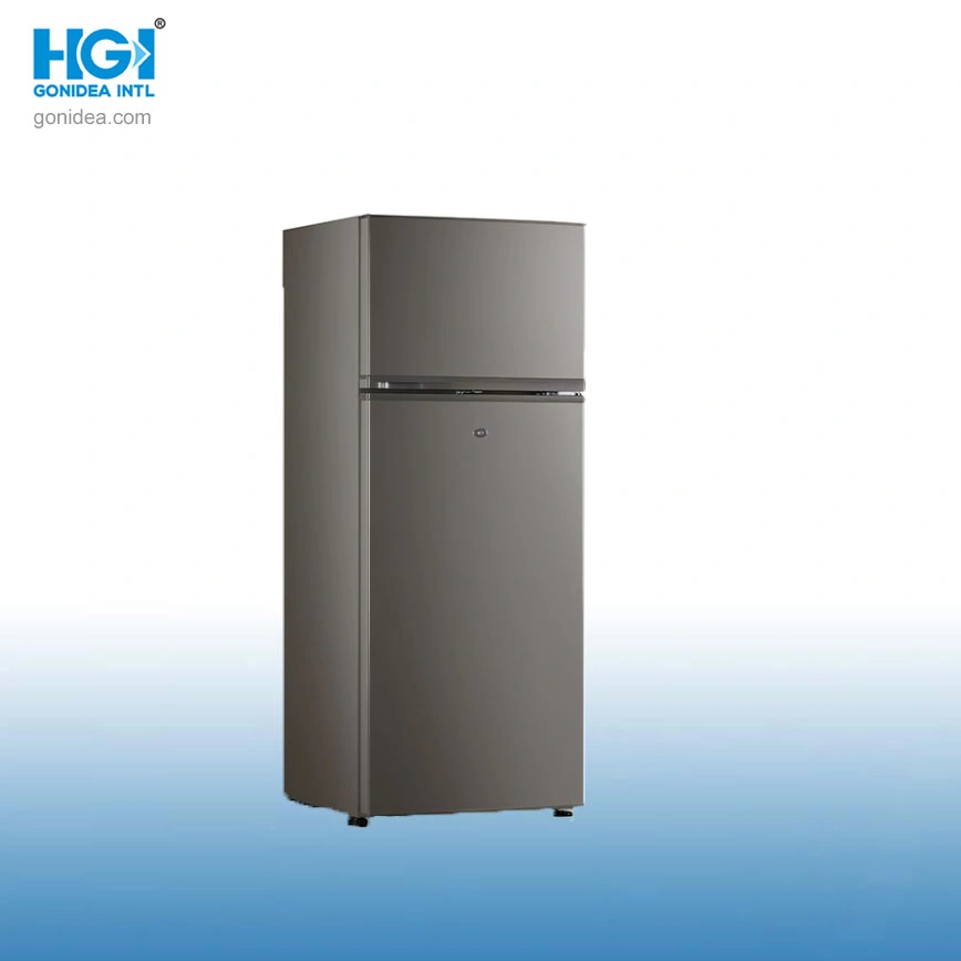 Hgi High quality/High cost performance  Double Door Tmf Top Freezer Upright Cooler Refrigerator Bcd-250CZ