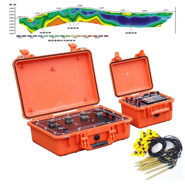 مسح مقاومة الأرض الجيوفيزيائية العميقة ونظام تصوير IP، وتوميغراف مقاومة الكهرباء للخطأ، وكاشف المياه تحت الأرض