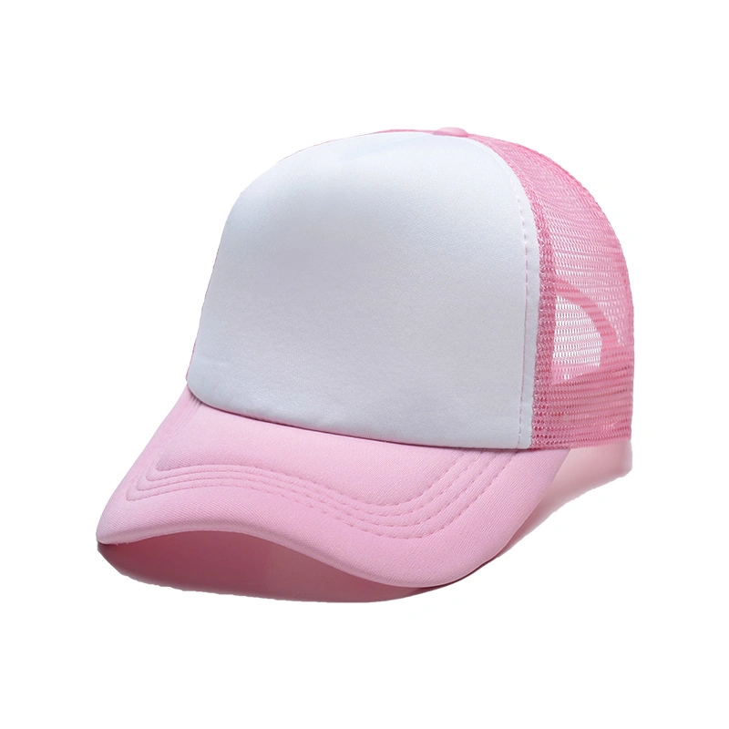 Adults Men&prime; S Trucker Cap China OEM Label High quality/High cost performance  Hats Mesh Polyester Sports Hat