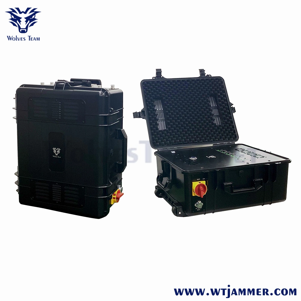 Anti Uav Drone Signal Jammer Shooting Remote Control 2.5km Outdoor Installation