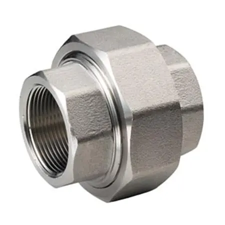 En Standard 1/2" Pn 12 Stainless Pipe Fitting Union Threaded Union