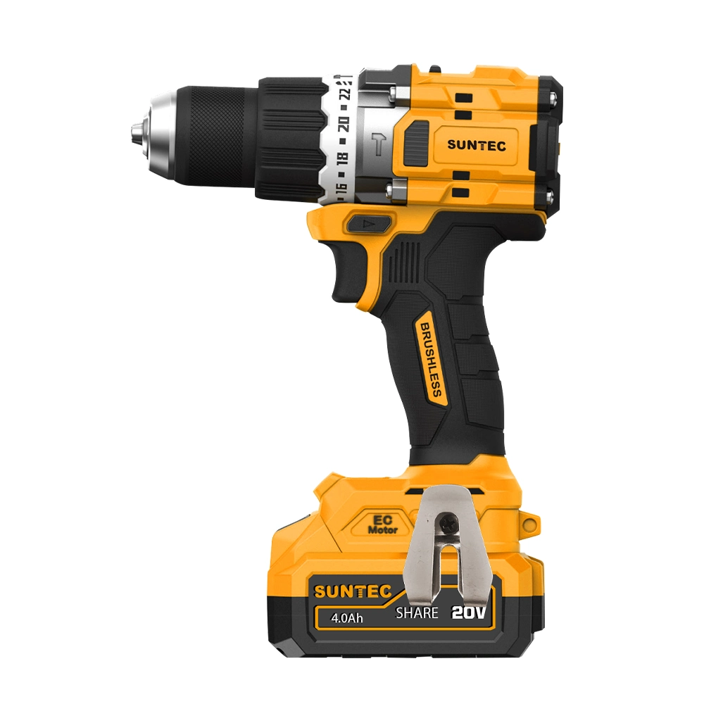 2024 Suntec Manufacture Exclusive Design High Performance Power Drill 20V Lithium Battery Power Tool Cordless Angle Grinder