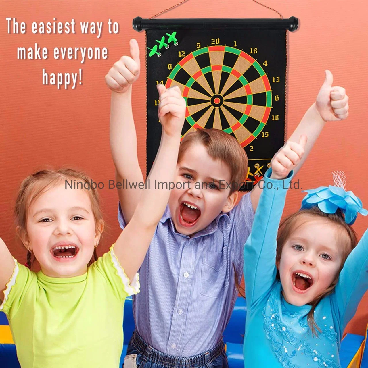 Magnetic Dartboard with 6PCS Darts for Indoor and Outdoor Play