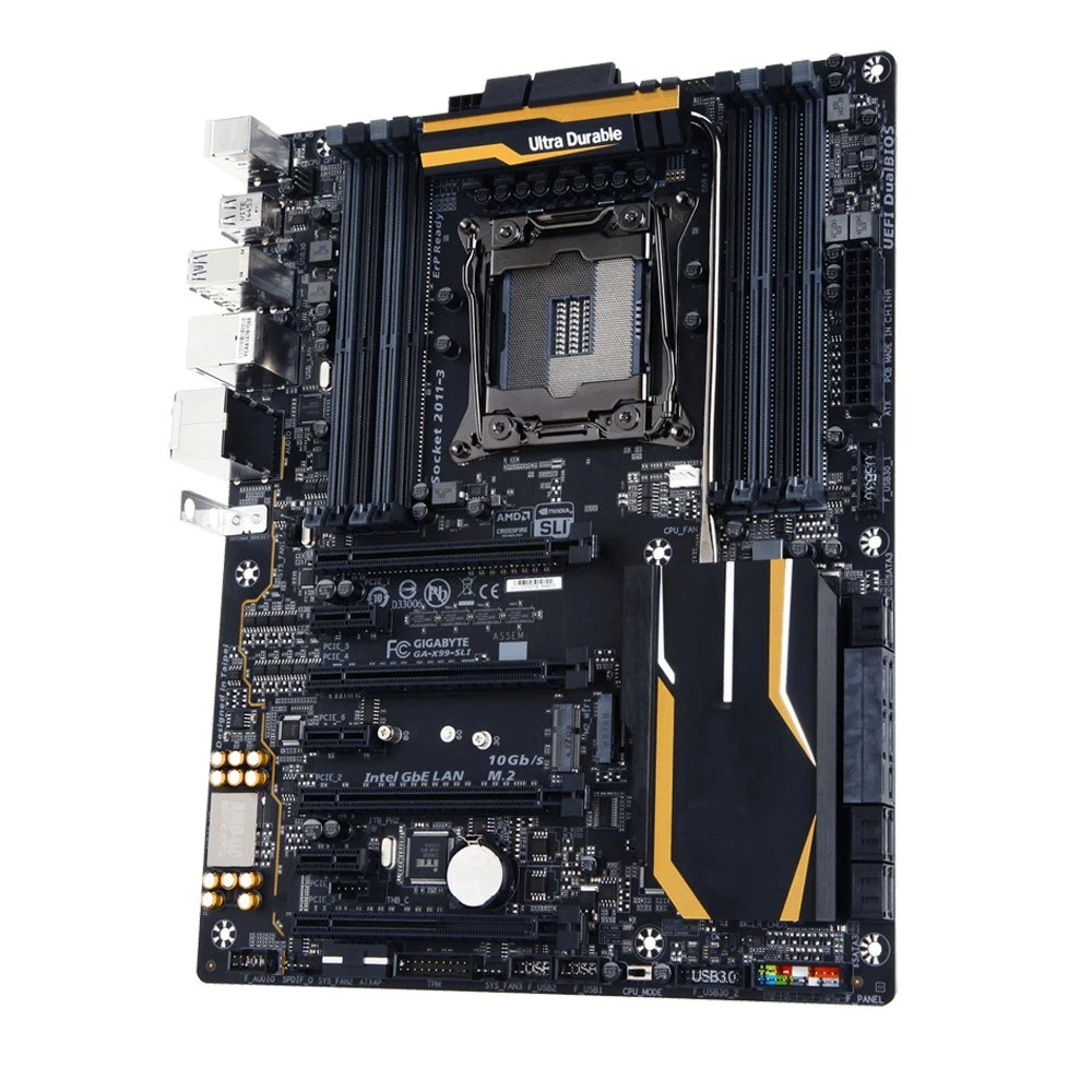 Placa mãe ATX X99 de alta qualidade Dual E5 LGA2011-3 placa mãe para jogos 256g DDR4 de canal duplo com PCIe M.2 SATA M.2