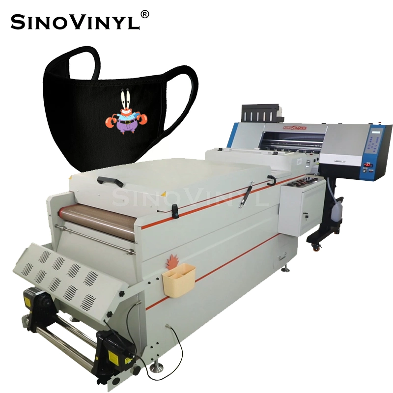 SINOVINYL DTF Printer PET Film Heat Transfer Jersey Cloth Inkjet Printers T-shirt Printing Machine