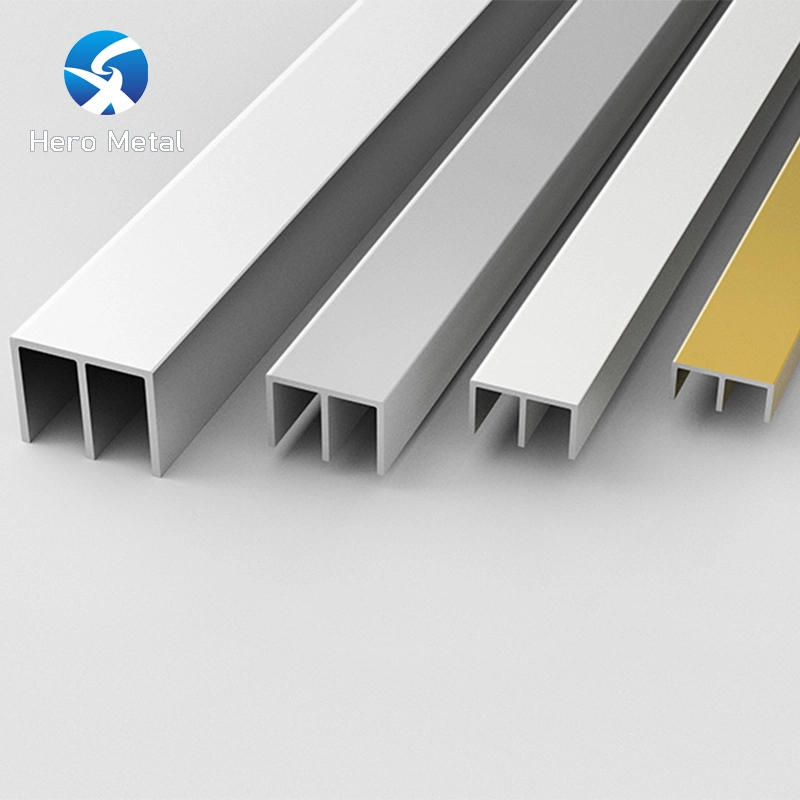 High quality/High cost performance  Anodized Industrial CNC Extrusion Aluminum Frame Aluminium Profile for Mirror Trim