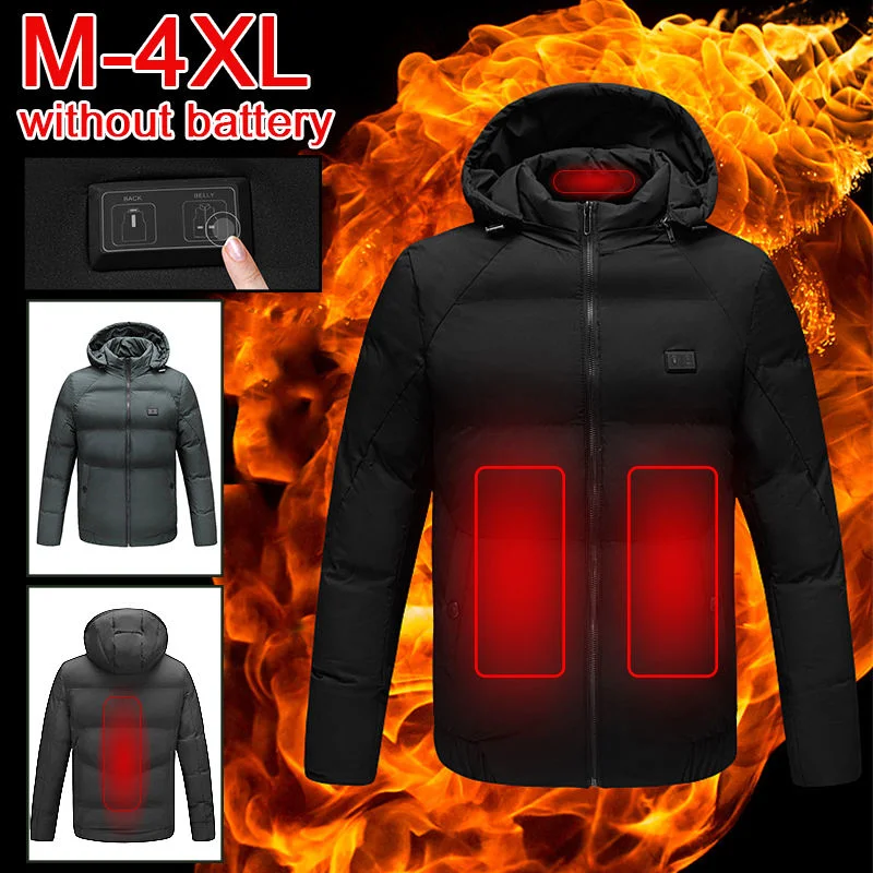 Heißer Verkauf Hight Neck beheizte Hoodie Jacke beheizte Jacken für Winter