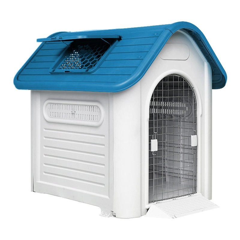 Exterior Weatherproof plástico Pet Shelter Dog House Big Luxury