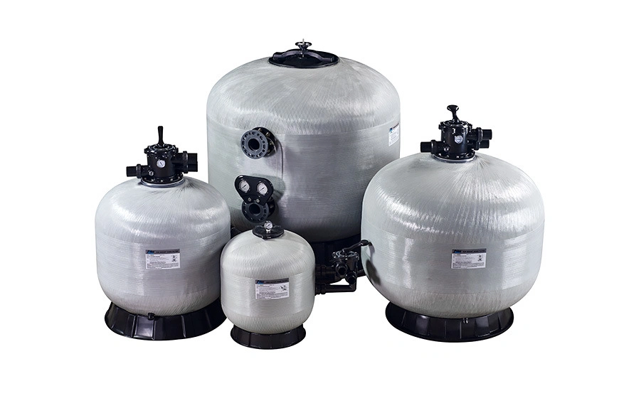 Multi Valves Rapid Swimming Pool Fiberglass Tank Top Mount Water Well Sand Filter for Pool Water Cleaning