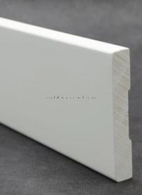 Waterproof Solid Pine White Color Wood Panels Door Moulding