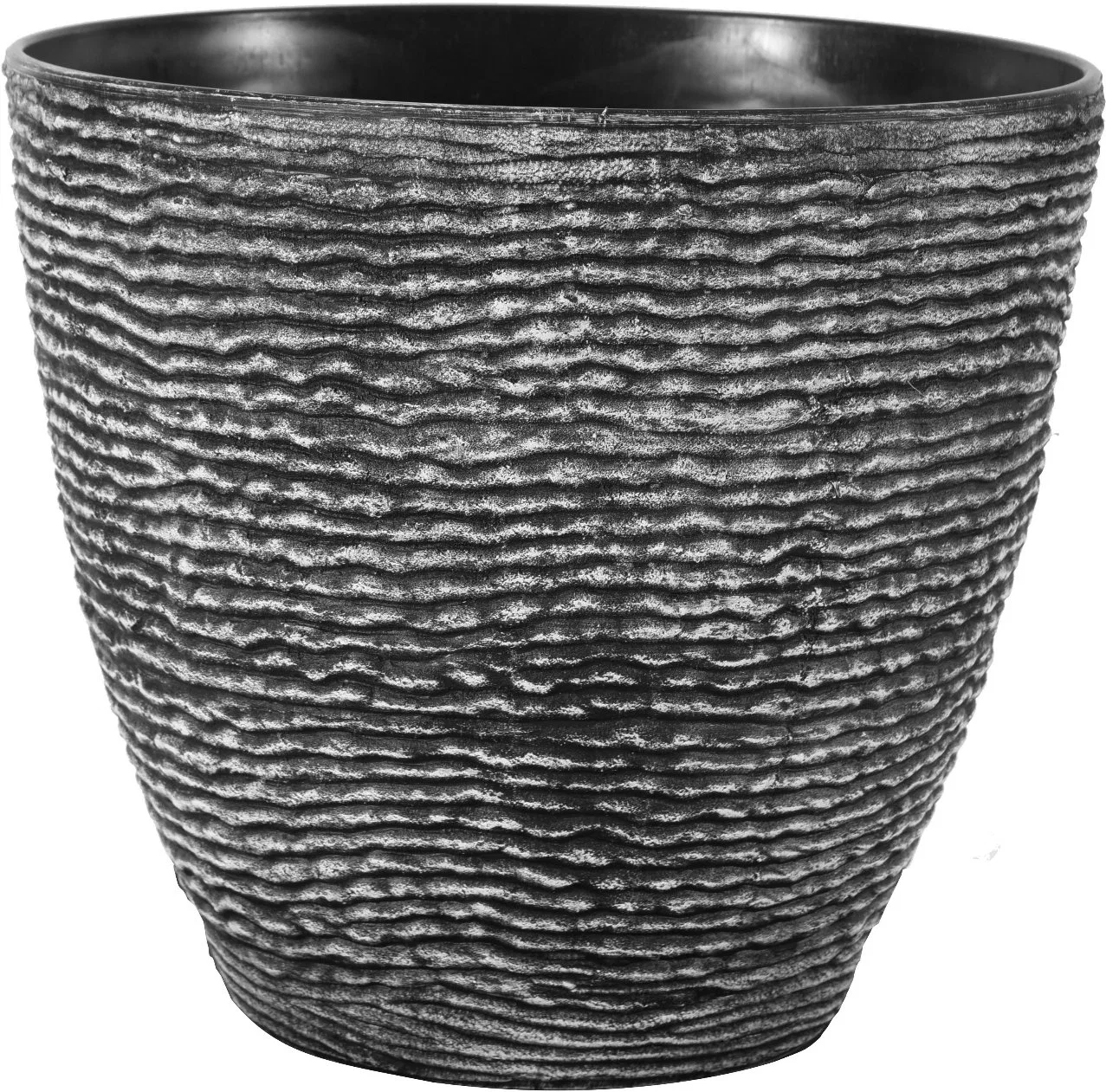 Plastic Plant Pot- Stone Pattern Flower Pot (KD8852-KD8853)