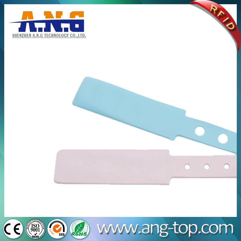 Soft PVC Hospital Patient Management RFID Vinyl Wristband