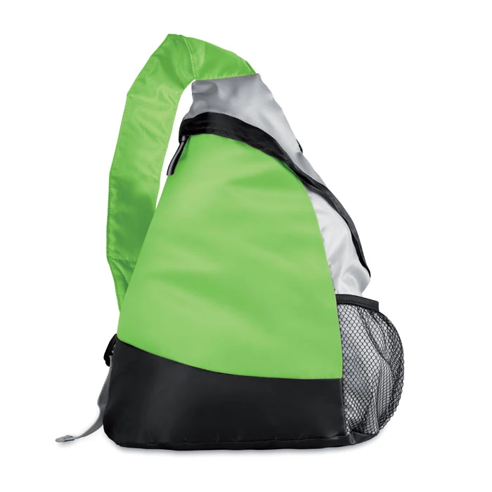 Super Light Backpack in 210d Polyester with Mesh Side Pocket