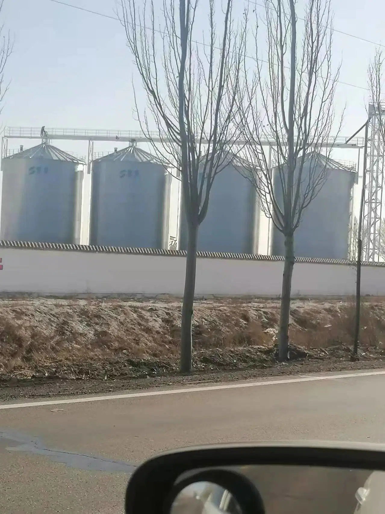 Flat Bottom Silos 1000 5000 10000 Tons Assembly Galvanized Steel Silo Soybeans Rice Corn Grain Storage Silos