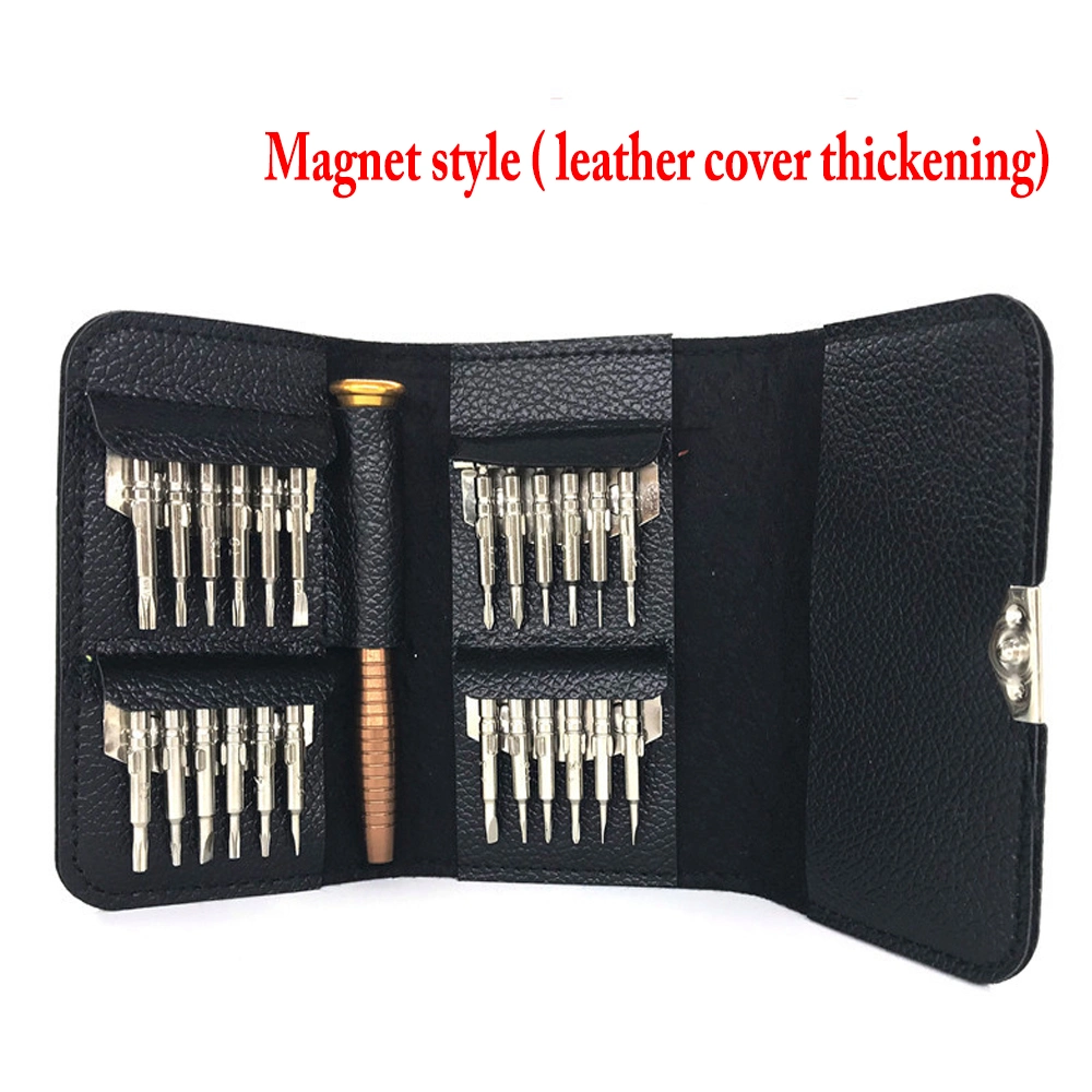 25 in One Precision Bit Combination Magnetic Multi-Functional Hand Toolbox Screw Driver Mechanic Tool Kit Box Set Professional Screwdriver