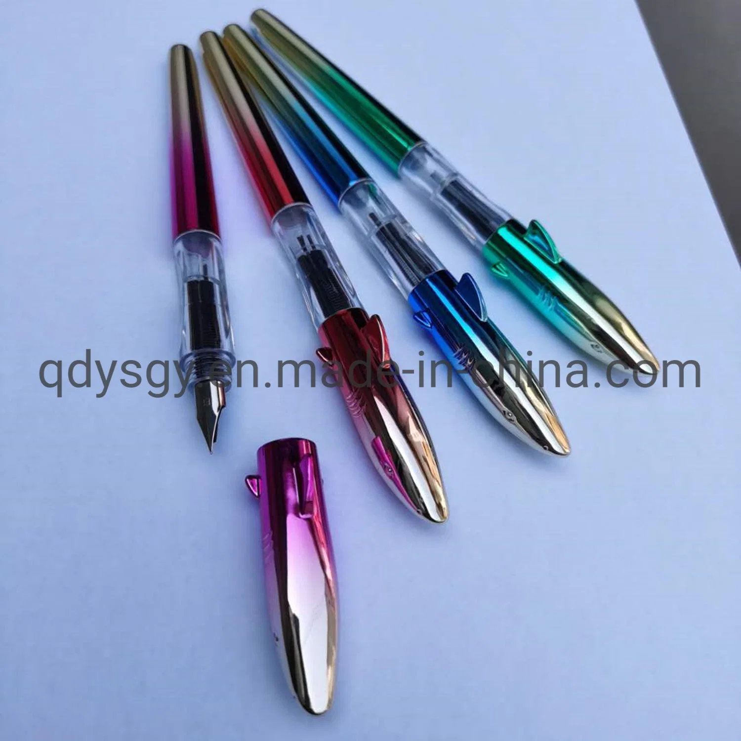 School Stationery Fountain Pen with UV Surface Treatment