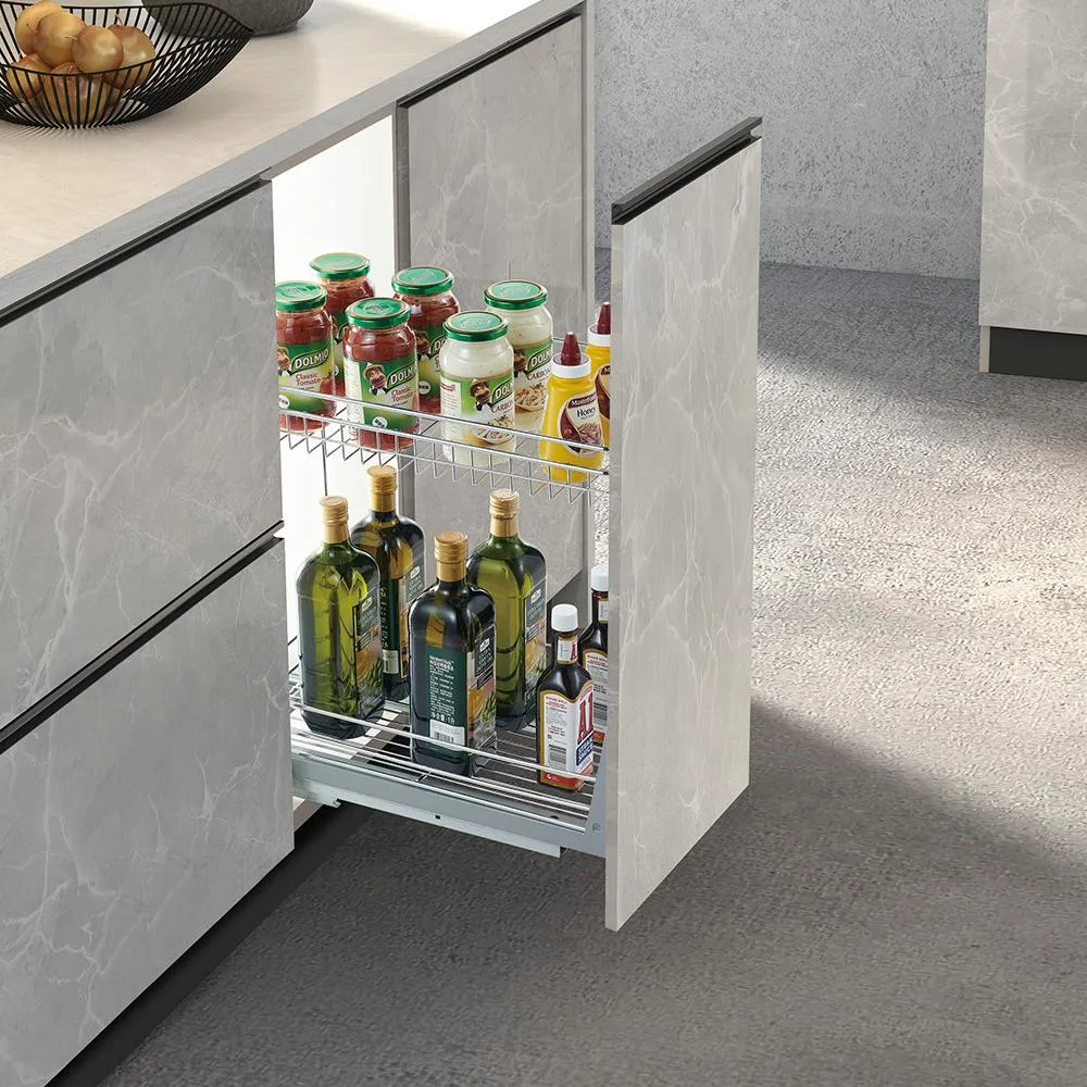 2 Shelf Drawer Organizer for Kitchen Cabinet Storage