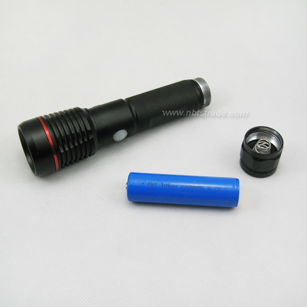 Multi Setting Rechargeable High Power Dimming Aluminium Torch