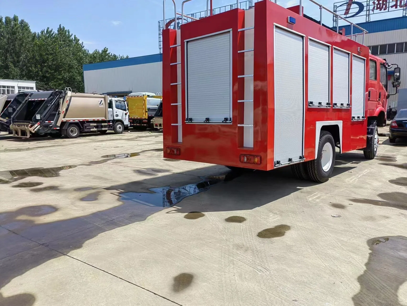 Dongfeng 190CV del motor Fire Truck