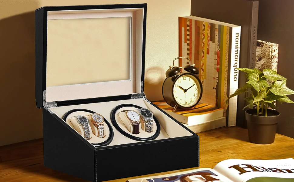 Wooden Watch Winder Box/Watch Box with Window (DS2)