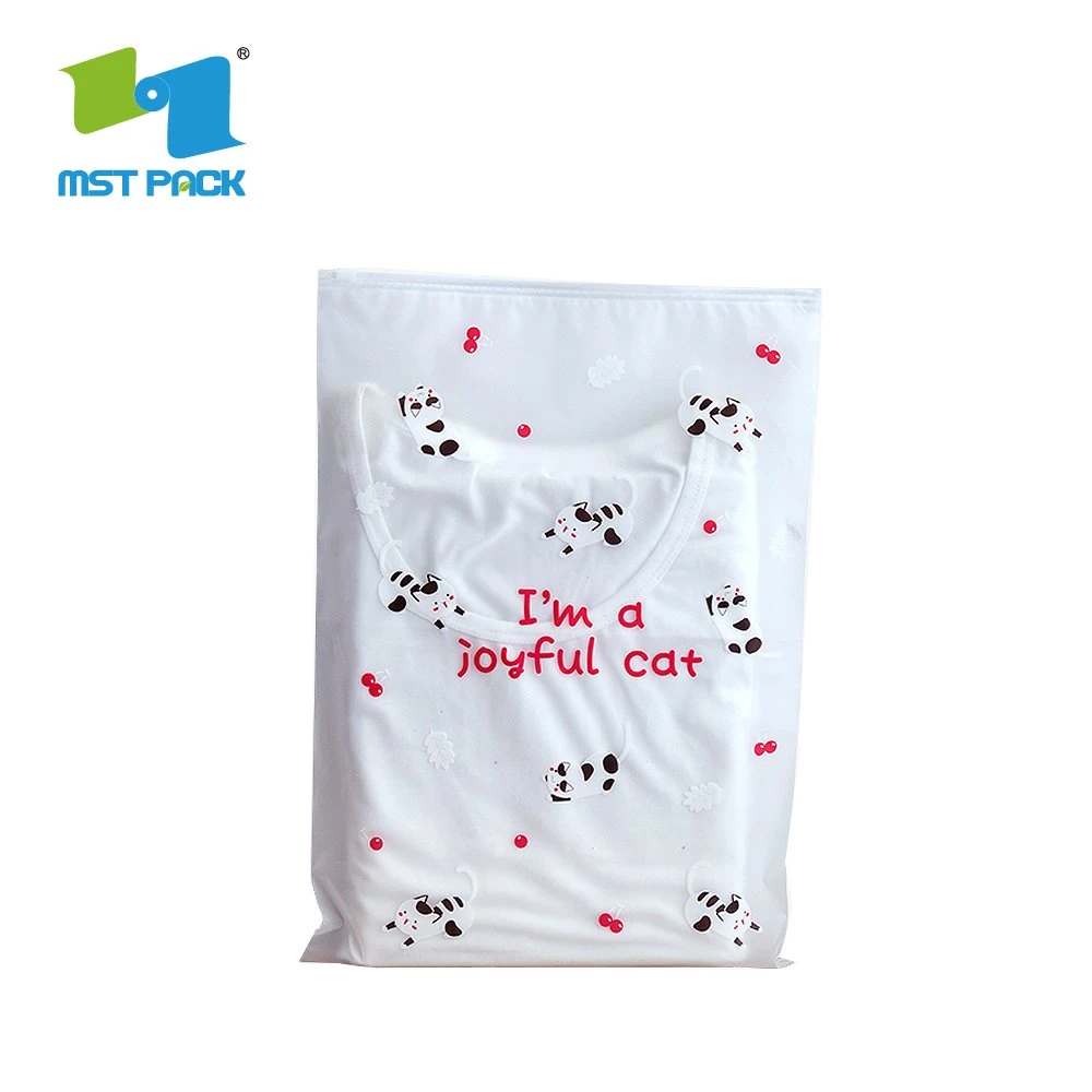 Accept Custom Printed Plastic Zip Lock Bag Packaging Underwear Packaging Clear PVC Ziplock Bag