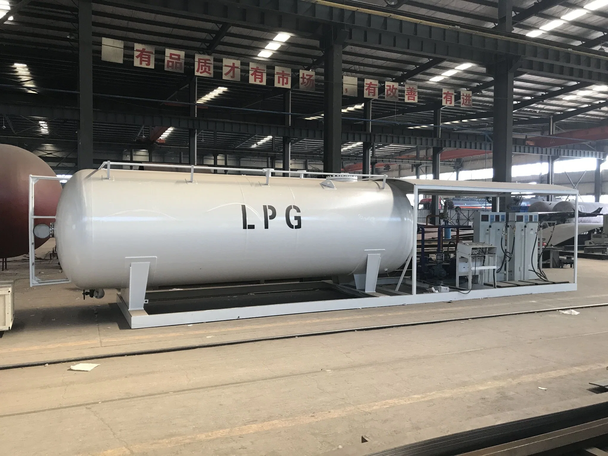 1,77MPa suministro después del servicio, Oferta tanque de entrenamiento Skid ASME LPG estación de llenado