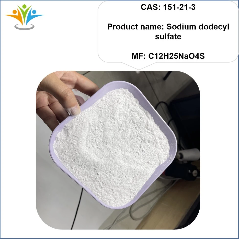 Sodium dodecil Sulfate CAS 151-21-3 con precio de fábrica