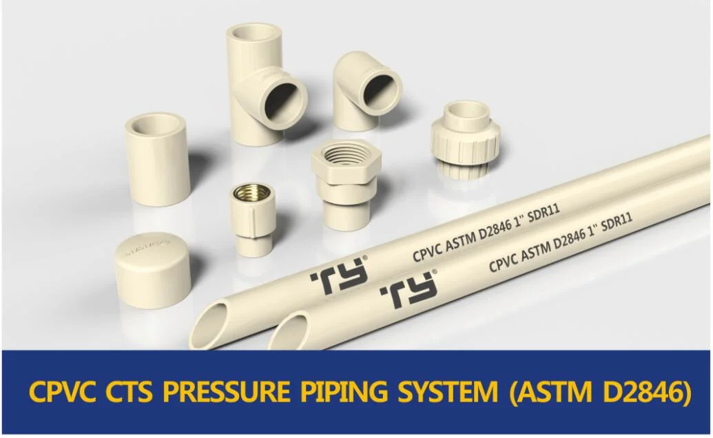 CPVC ASTM2846 Water Supply Pipe Fittings Female Adapter Brass (G09)